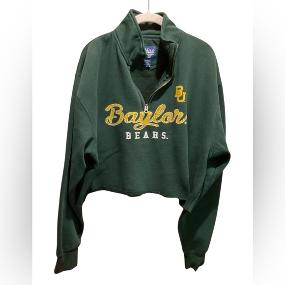 Baylor Bears Crop Fleece Hoodie - Picture 1 of 5